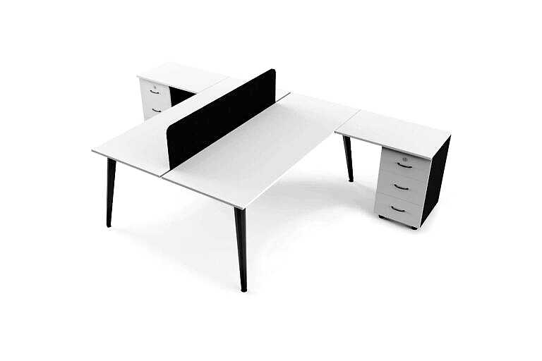 Akburo  Focus  2’li Çalışma Masası - Ofis Mobilyaları