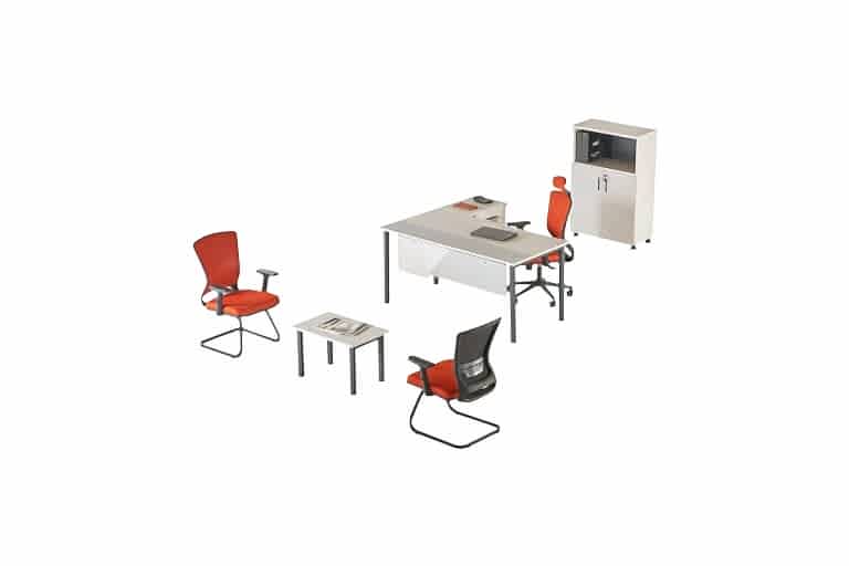 Akburo Dukha Masa Takımı Full Set - Ofis Mobilyaları