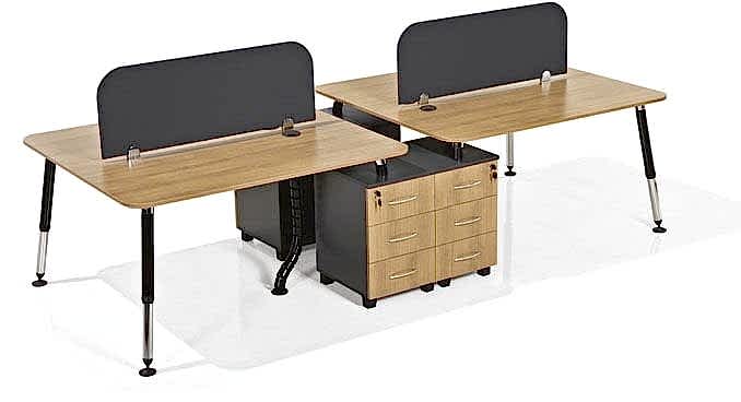 Akburo Beril Work 4’Lü Çalışma Masası - Ofis Mobilyaları