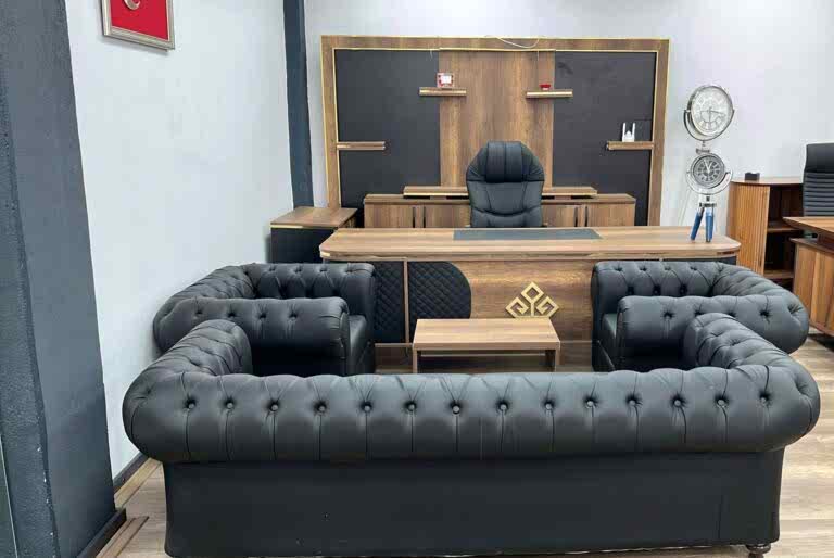 Akburo Class Makam Takımı Chester Oturma Grubu - Ofis Mobilyaları